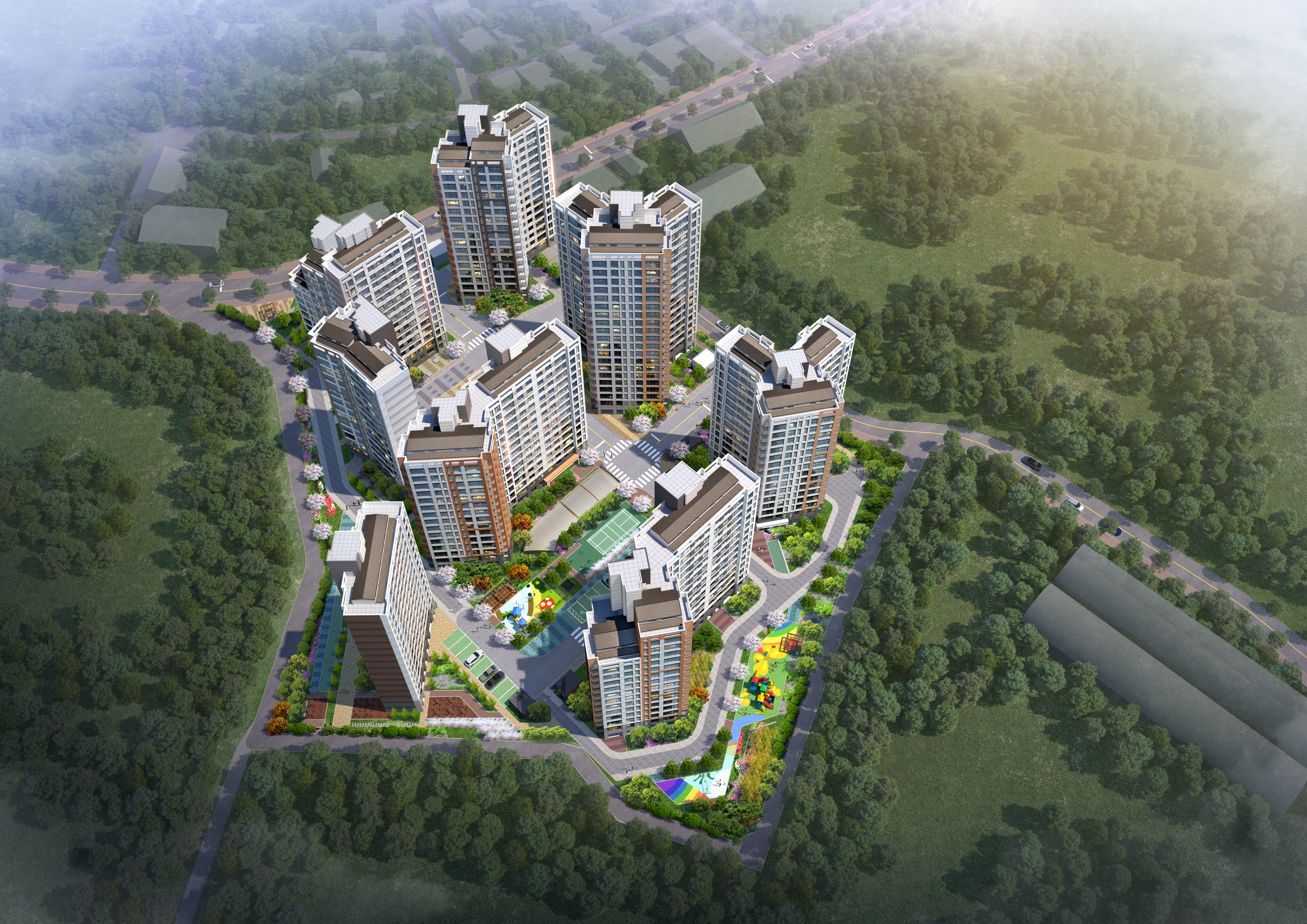 광주 센트럴파크 지역주택조합 신축공사